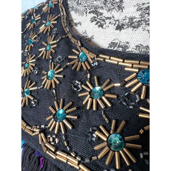 Anthropologie MOULINETTE SOEURS Beaded Lydia Swing Dress Size 0 Retail $… - Picture 8 of 8